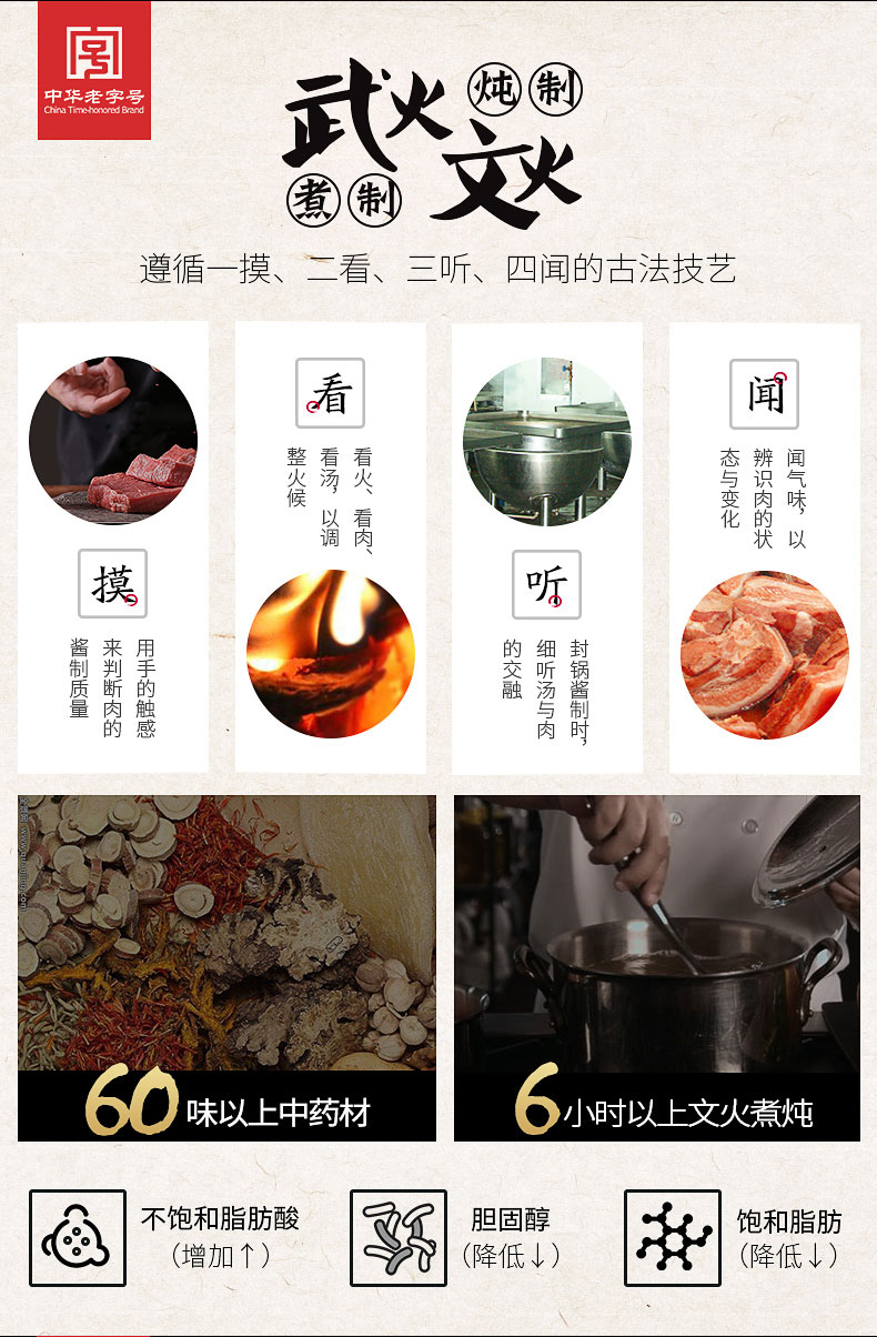 六味斋酱肉156g*2 老字号卤肉真空